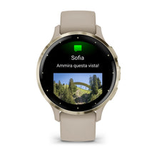 Load image into Gallery viewer, Smartwatch Garmin Venu 3S Multisport Fitness Wellness Cardio Silicone French Gray & Soft Gold