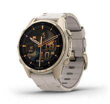 Load image into Gallery viewer, Smartwatch Garmin Fēnix® 8 AMOLED Sapphire 43mm 010-02903-40 Sapphire Oro Rosato con Cinturino in Pelle Avorio