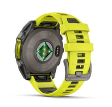 Load image into Gallery viewer, Smartwatch Garmin Fēnix® 8 SOLAR Sapphire 47mm 010-02906-21 Titanium con Cinturino Amp Yellow/Graphite in Silicone