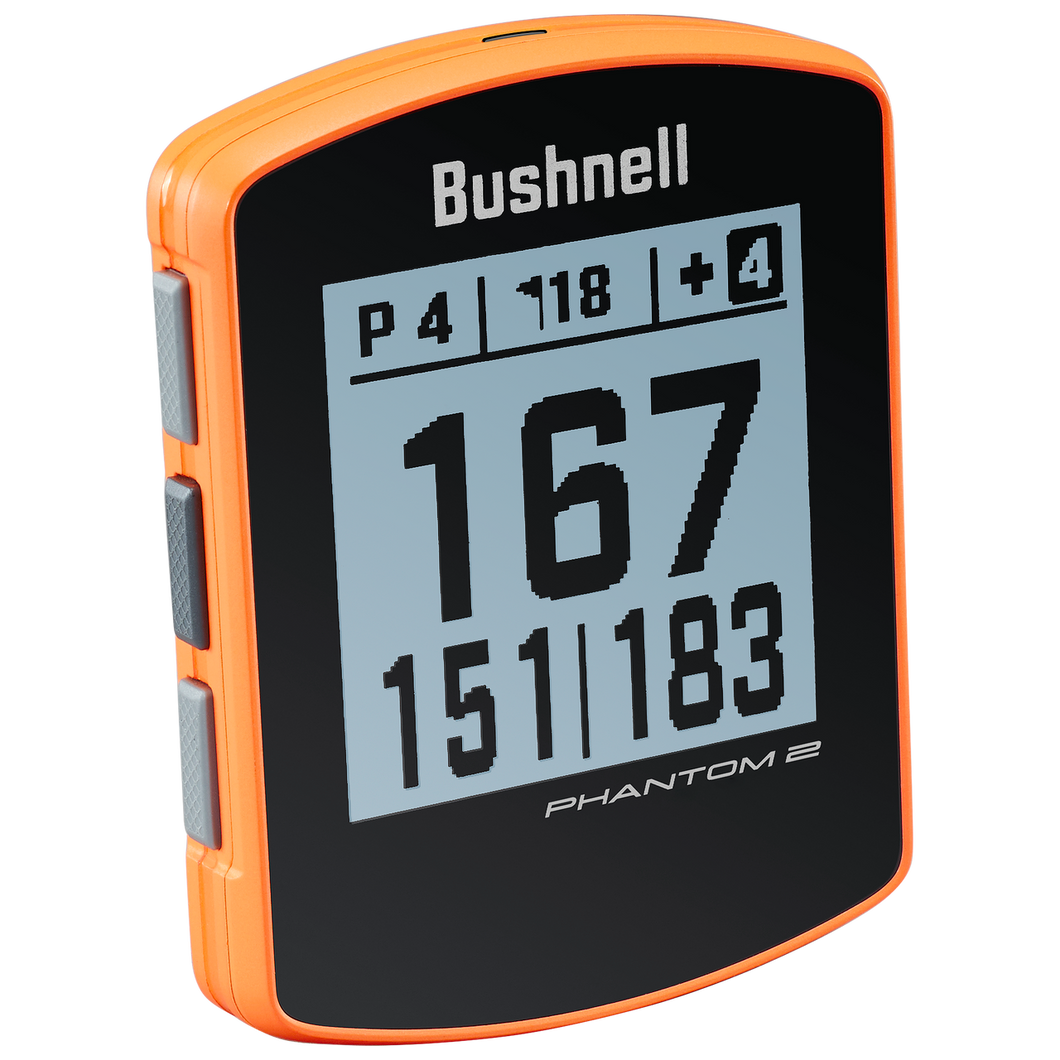Misuratore Golf Bushnell Phantom 2 GPS Bluetooth Arancione Nero