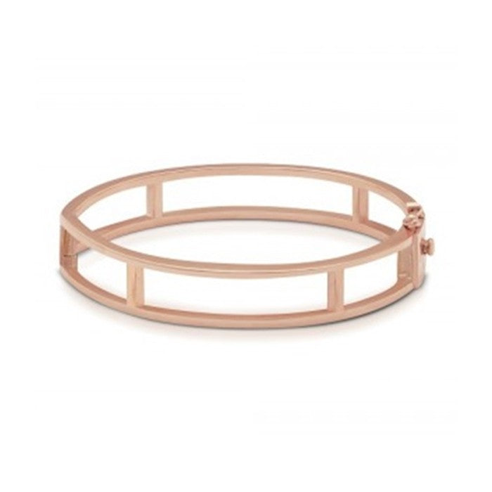 Eleonora Giordani Rigid Base Bracelet Modo Collection 925% Pink Silver