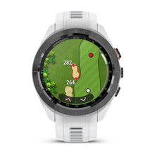 Carica l&#39;immagine nel visualizzatore di Gallery, Smartwatch Garmin Approach S70 42mm GPS Golf Premium Lunetta Ceramica Nera Cinturino White

