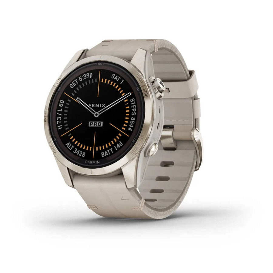 Garmin Epix Gen 2 GPS Multisport Smartwatch Outdoor Cardio Slate Steel Silicone Strap