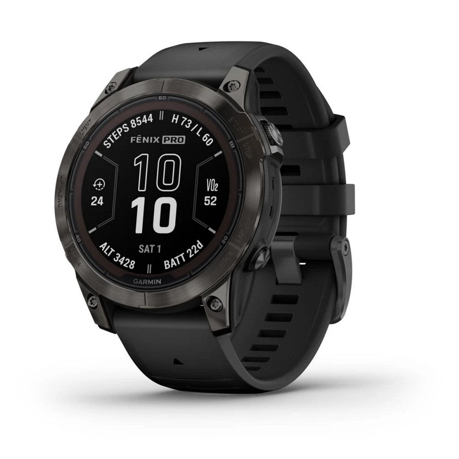 Garmin Epix Gen 2 GPS Multisport Smartwatch Outdoor Cardio Slate Steel Silicone Strap