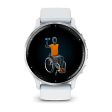 Load image into Gallery viewer, Smartwatch Garmin Venu 3 Multisport Fitness Wellness Cardio Silicone Whitestone &amp; Silver
