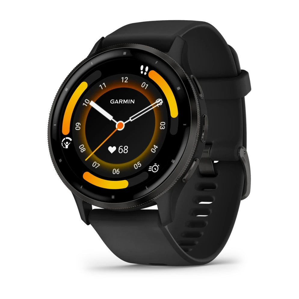 Smartwatch Garmin Venu 3 Multisport Fitness Wellness Cardio Silicone Black & Slate