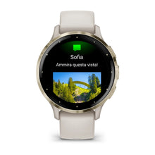 Load image into Gallery viewer, Smartwatch Garmin Venu 3S Multisport Fitness Wellness Cardio Silicone Ivory &amp; Soft Gold
