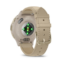 Load image into Gallery viewer, Smartwatch Garmin Venu 3S Multisport Fitness Wellness Cardio Pelle French Gray &amp; Soft Gold
