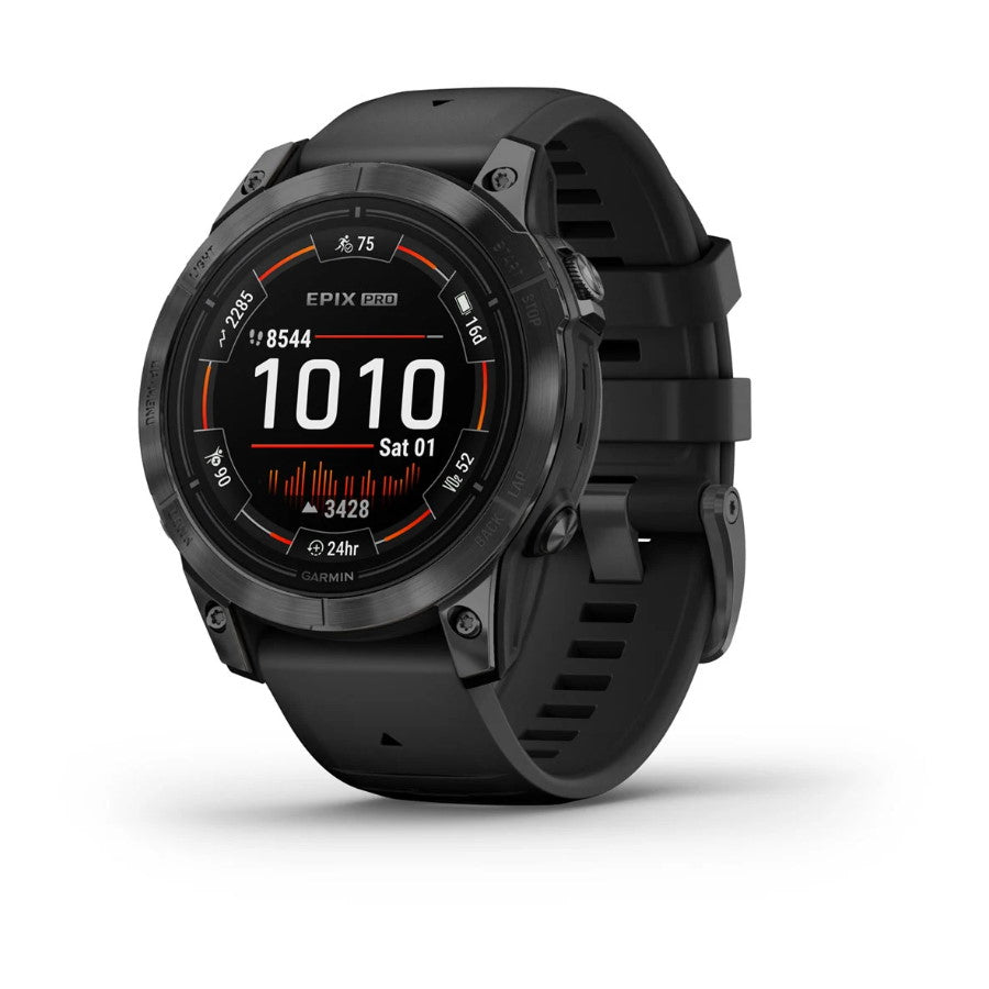 Smartwatch Garmin Epix Pro Gen 2 Standard 47mm GPS Multisport Outdoor AMOLED Cardio Slate Gray Cinturino Black