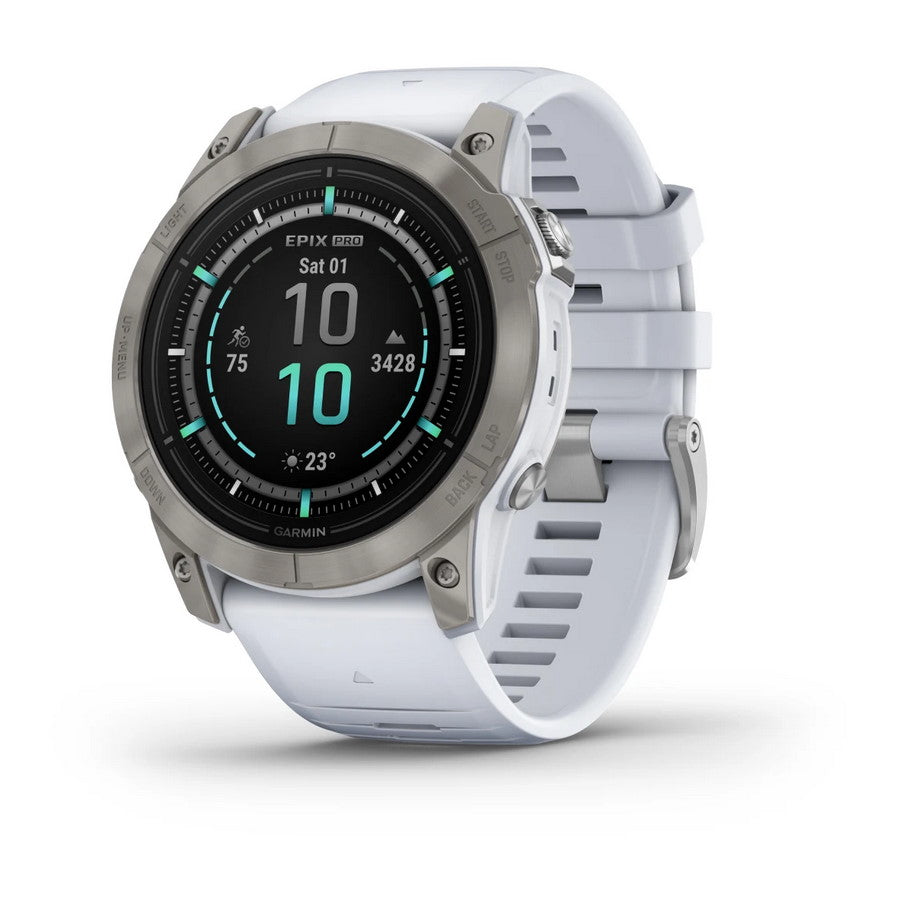 Garmin Epix Gen 2 GPS Multisport Smartwatch Outdoor Cardio Slate Steel Silicone Strap