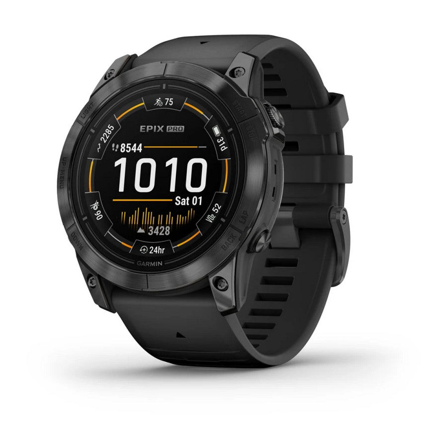 Smartwatch Garmin Epix Pro Gen 2 Standard 51mm GPS Multisport Outdoor AMOLED Cardio Slate Gray Cinturino Black