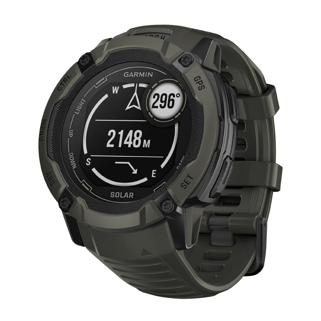 Garmin Instinct 2 Solar Tactical GPS Outdoor Multisport Smartwatch Military Tactical Functions Cardio Black