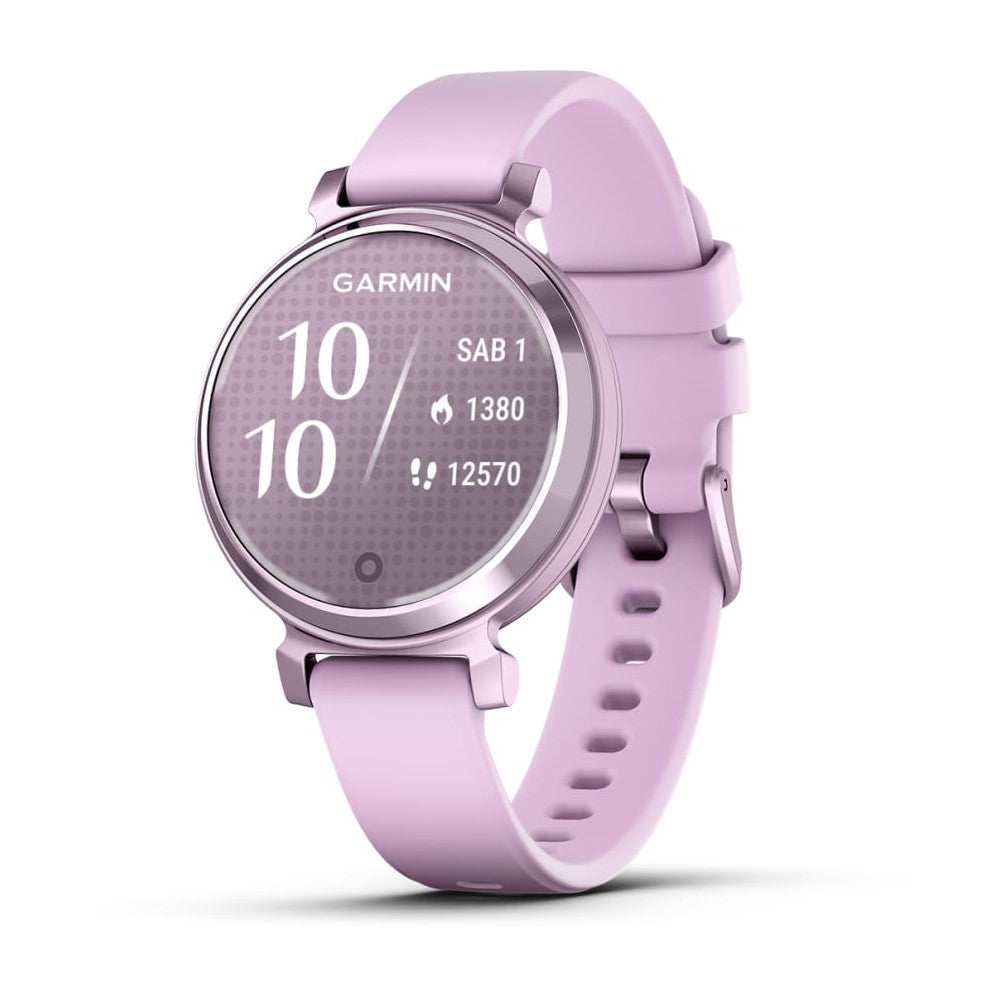 Smartwatch Garmin Lily 2 Sport Fitness Cardio Metallic Silicone Lilac
