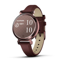 Carica l&#39;immagine nel visualizzatore di Gallery, Smartwatch Garmin Lily 2 Classic Fitness Cardio Dark Bronze Pelle Mulberry
