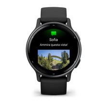 Carica l&#39;immagine nel visualizzatore di Gallery, Smartwatch Garmin Vivoactive 5 Fitness Sport Wellness Avanzato Cardio Black Slate
