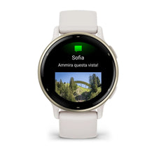 Load image into Gallery viewer, Smartwatch Garmin Vivoactive 5 Fitness Sport Wellness Avanzato Cardio Cream Gold Ivory
