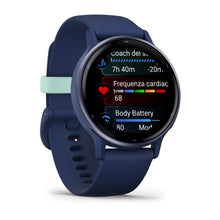 Load image into Gallery viewer, Smartwatch Garmin Vivoactive 5 Fitness Sport Wellness Avanzato Cardio Blue Navy
