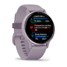 Carica l&#39;immagine nel visualizzatore di Gallery, Smartwatch Garmin Vivoactive 5 Fitness Sport Wellness Avanzato Cardio Orchid Metallic
