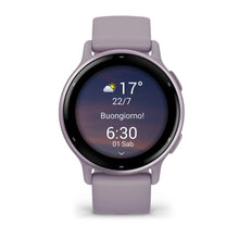 Carica l&#39;immagine nel visualizzatore di Gallery, Smartwatch Garmin Vivoactive 5 Fitness Sport Wellness Avanzato Cardio Orchid Metallic
