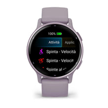 Load image into Gallery viewer, Smartwatch Garmin Vivoactive 5 Fitness Sport Wellness Avanzato Cardio Orchid Metallic
