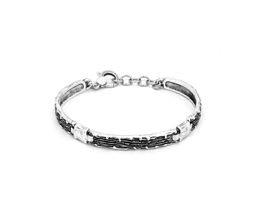 Giovanni Raspini in Argento 925 Bracciale Graffiato 11332