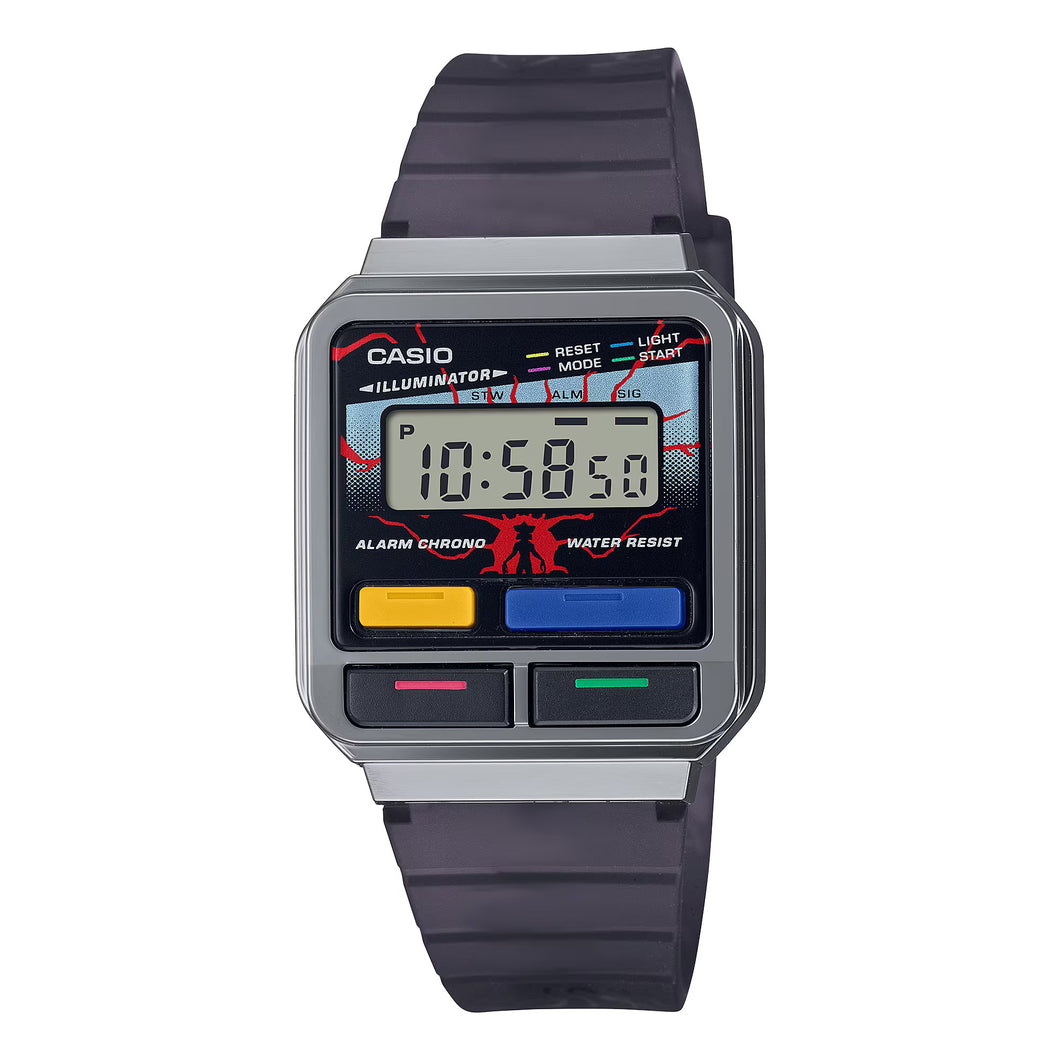 Casio G-Shock Skeleton Series Transparent Quartz Digital Watch DW-5600SKE-7ER