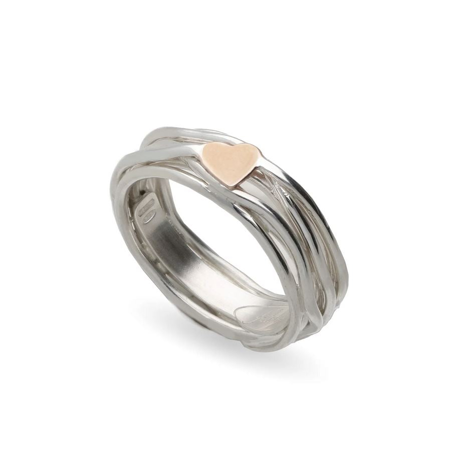 Filodellavita Rubinia Classic Ring 13 Wires 925% Silver
