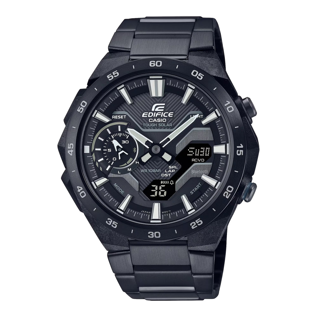 Orologio Casio Edifice Smart Solare Analogico Digitale Acciaio ECB-2200DC-1AEF