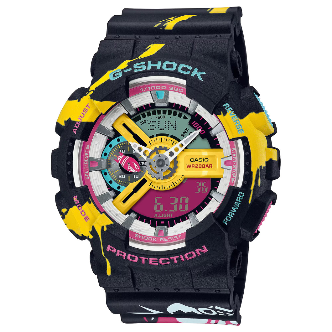 Orologio Casio G-Shock x League of Legends Quarzo Analogico Digitale Edizione Jinx GA-110LL-1AER