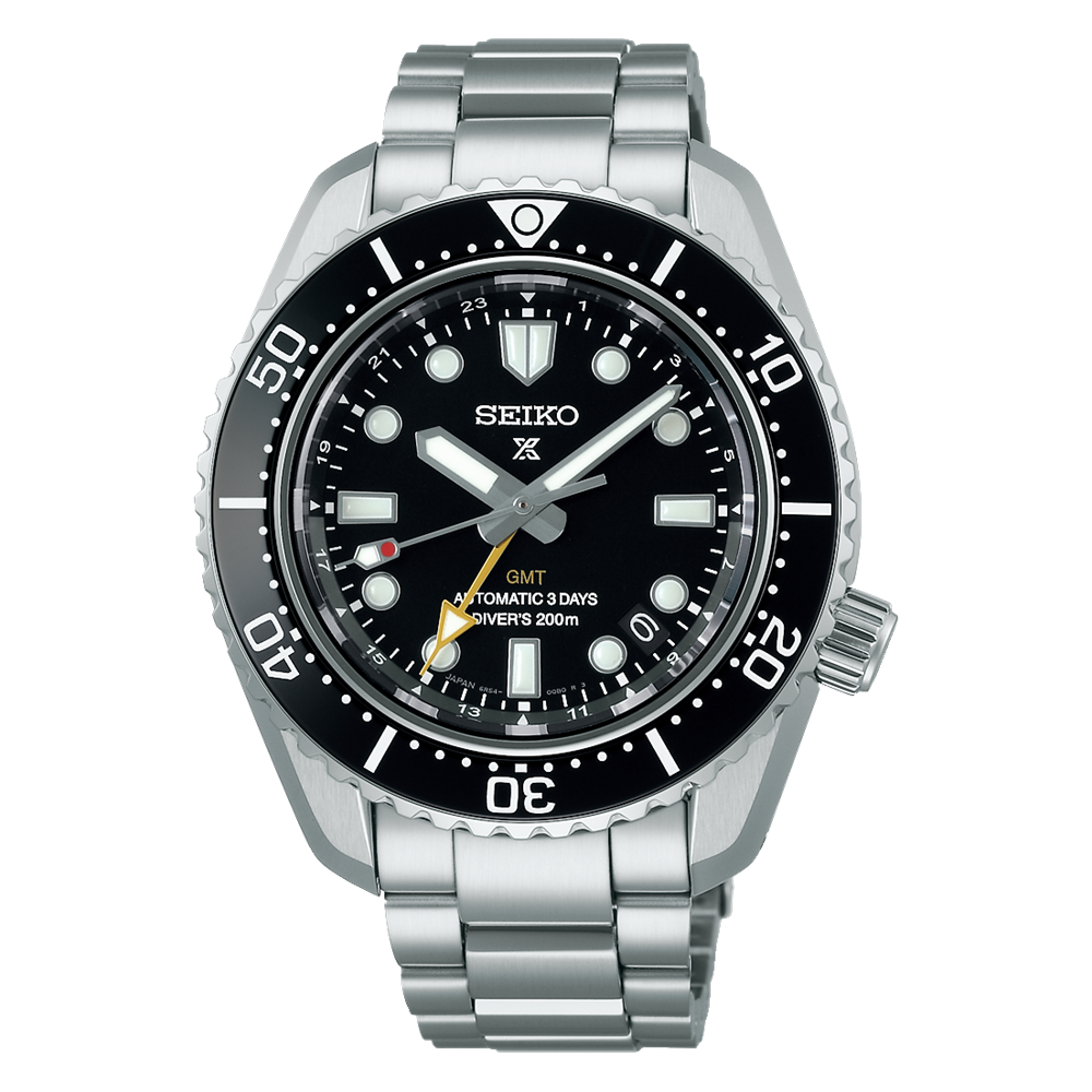 Orologio Seiko Prospex Diver's 200m GMT Automatico Acciaio Nero SPB383J1