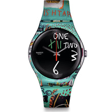 Carica l&#39;immagine nel visualizzatore di Gallery, Orologio Swatch New Gent Art Journey 2023 SUOZ356 ISHTAR BY JEAN-MICHEL BASQUIAT
