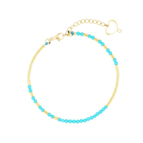 Maman et Sophie Bracciale Mia Africa Turchese Argento BRMAFTU