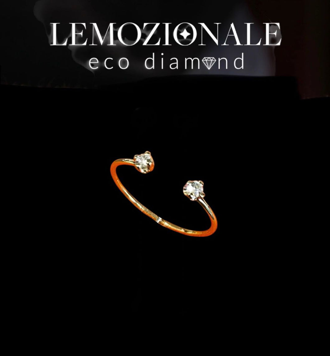 Maman et Sophie Rose Gold Necklace and Saddle With Diamonds