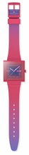 Carica l&#39;immagine nel visualizzatore di Gallery, Orologio Swatch &quot;SQUARELY BERRY&quot; SO34R700
