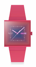 Carica l&#39;immagine nel visualizzatore di Gallery, Orologio Swatch &quot;SQUARELY BERRY&quot; SO34R700
