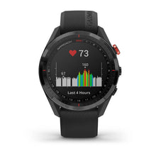 Carica l&#39;immagine nel visualizzatore di Gallery, Smartwatch Garmin Approach S62 Golf GPS Silicone Nero
