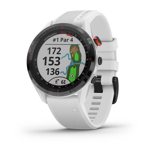 Smartwatch Garmin Approach S62 Golf GPS Silicone Bianco Nero