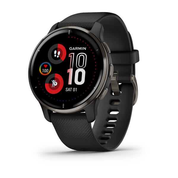 Smartwatch Garmin Venu 2 Plus Multisport Fitness Musica Cardio Black Cinturino Silicone