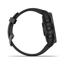 Load image into Gallery viewer, Garmin Fenix 7S Solar GPS Multisport Outdoor Cardio Slate Gray Smartwatch Black Silicone Strap
