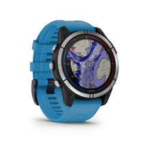 Load image into Gallery viewer, Garmin Quatix 7 Smartwatch GPS Multisport Nautical Cardio Blue Silicone Strap
