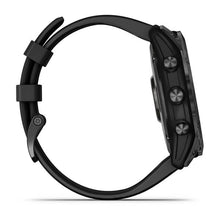 Load image into Gallery viewer, Garmin Fenix 7X Solar GPS Multisport Outdoor Cardio Slate Gray Smartwatch Black Silicone Strap
