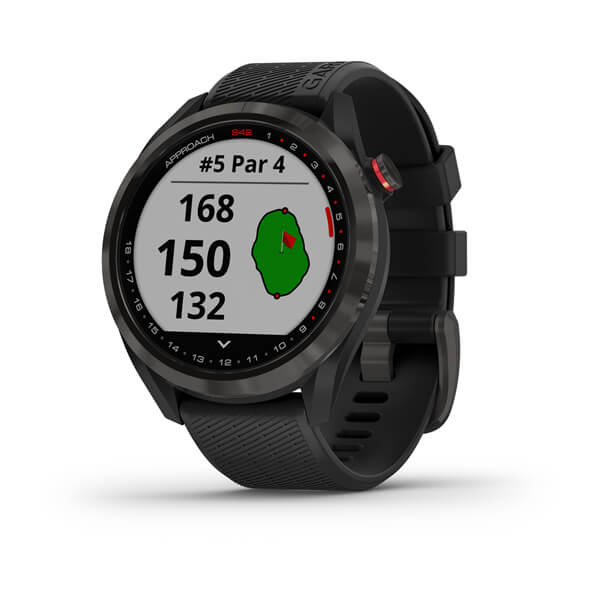 Smartwatch Garmin Approach S42 Golf GPS Nero Silicone