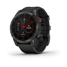 Load image into Gallery viewer, Garmin Epix Gen 2 GPS Multisport Outdoor Cardio Sapphire Black Titanium Silicone Strap Smartwatch
