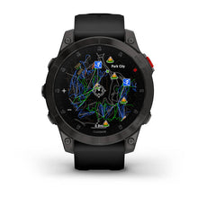 Carica l&#39;immagine nel visualizzatore di Gallery, Smartwatch Garmin Epix Gen 2 GPS Multisport Outdoor Cardio Sapphire Black Titanium Cinturino Silicone
