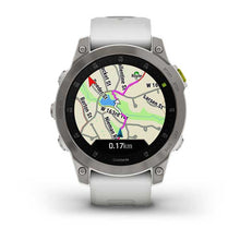 Load image into Gallery viewer, Garmin Epix Gen 2 GPS Multisport Outdoor Cardio Smartwatch Sapphire White Titanium Silicone Strap
