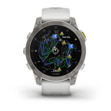 Carica l&#39;immagine nel visualizzatore di Gallery, Smartwatch Garmin Epix Gen 2 GPS Multisport Outdoor Cardio Sapphire White Titanium Cinturino Silicone
