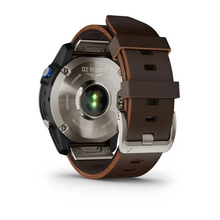 Load image into Gallery viewer, Garmin D2 Mach 1 Aviator GPS Multisport Outdoor Cardio Sapphire Smartwatch Brown Oxford Leather Strap
