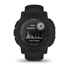 Load image into Gallery viewer, Garmin Instinct 2 Solar Tactical GPS Outdoor Multisport Smartwatch Military Tactical Functions Cardio Black
