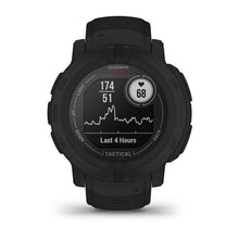 Load image into Gallery viewer, Garmin Instinct 2 Solar Tactical GPS Outdoor Multisport Smartwatch Military Tactical Functions Cardio Black
