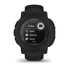 Load image into Gallery viewer, Garmin Instinct 2 Solar Tactical GPS Outdoor Multisport Smartwatch Military Tactical Functions Cardio Black
